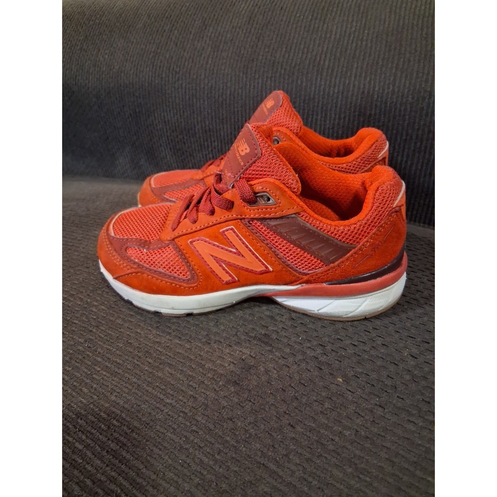 New Balance 990v5‎ Kids Red Running Sneakers Size 12 PC990M05